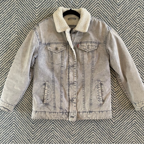 Levi’s denim & sherpa jacket - Picture 5 of 14